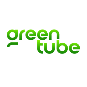 Greentube – logo studia gier retro i wideo